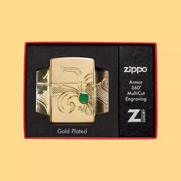 Zippo Armor® Fleur-de-lis Design