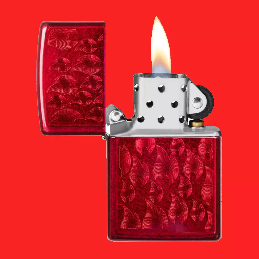 Zippo Iced Flame Design