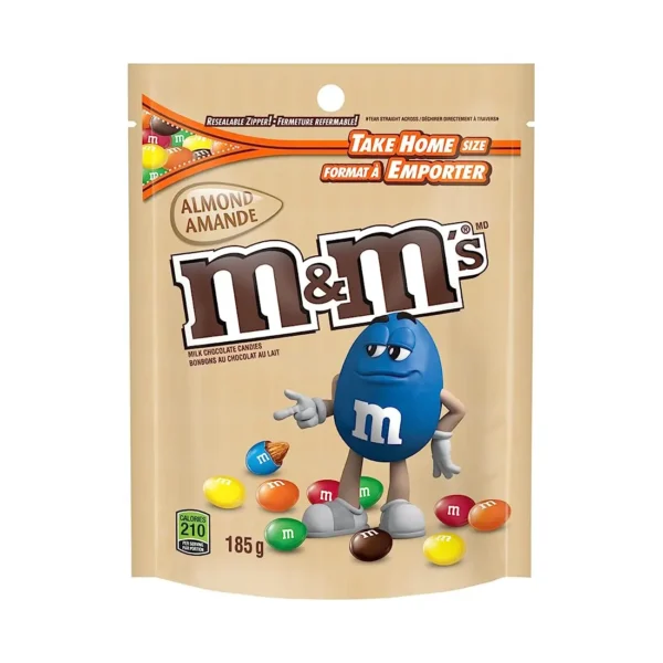 M&M's Almond Milk Chocolate Candies 185 Gram