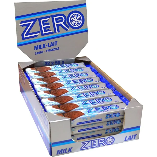 ZERO Chocolate SILVER Milk, 32 Bars