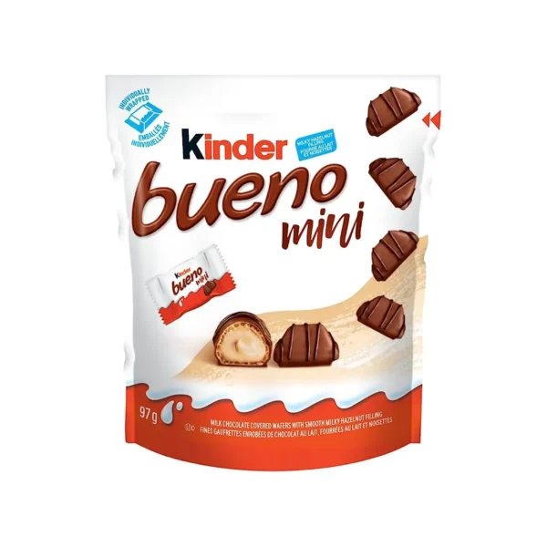 Kinder Bueno Mini Milk 18 Individually Wrapped Chocolates 97g