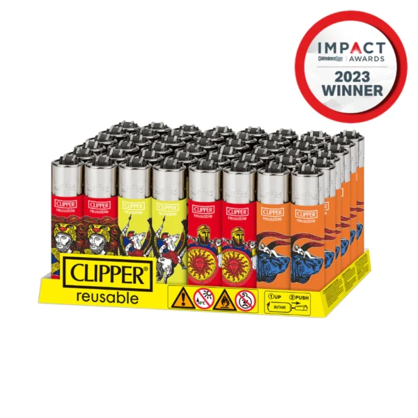 Clipper Classic Large Mythologic Tattoo (48 lighters)