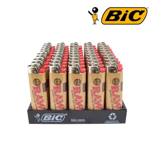 Raw BIC Lighters - 50 Pack - Image 2