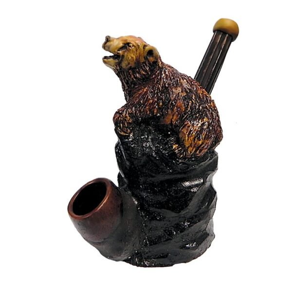 Hand Crafted Medium Pipe Cali Bear 0168