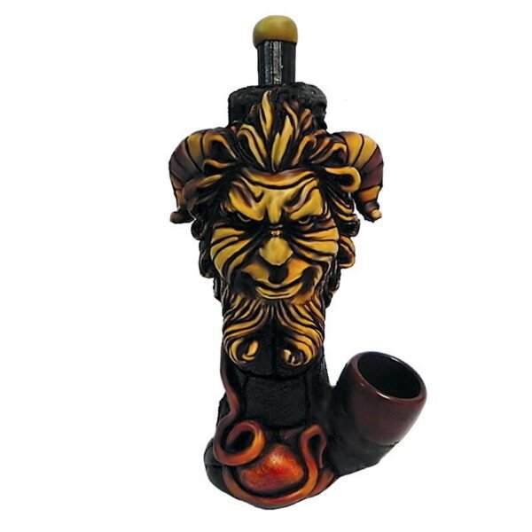 Hand Crafted Medium Pipe Ram Head 0914 - Image 2